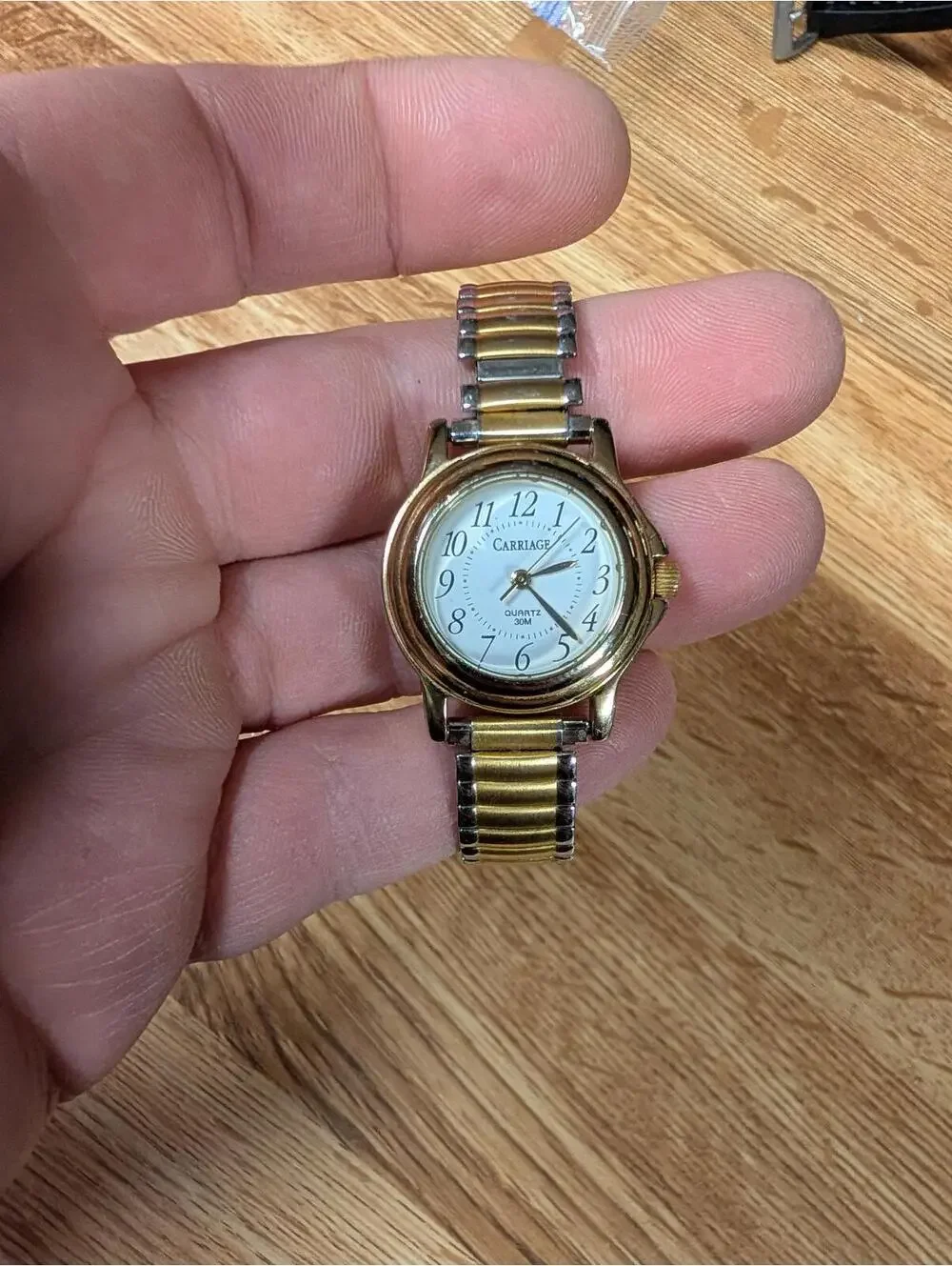 Carriage Quartz Women's Two-Tone Wristwatch